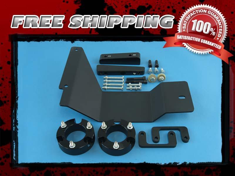 Black coil spacer lift kit front 3.5" differential drop skidplate 4x4 4wd