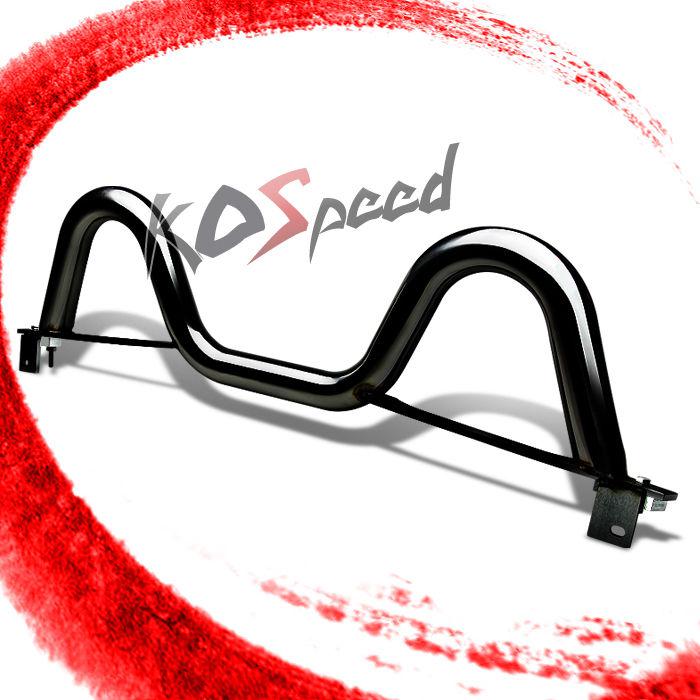 90-98 miata mx5 dual loop stainless steel roll hoop style safety bar/cage black