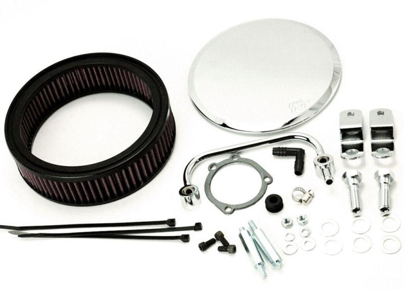 K&n harley davidson big twin 1340cc 1992-97 air filter kit round mirror