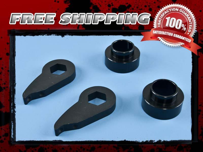 Forged torsion key lift kit front 1-3" rear 1" coil spacer block 4x4 4wd