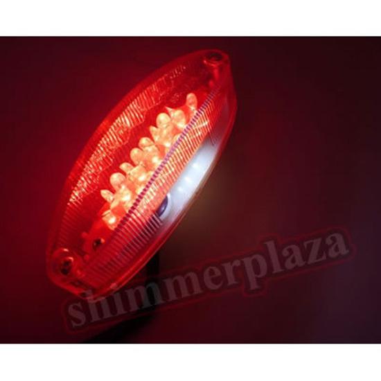 Clear motorcycle atv led tail running brake light for honda yamaha suzuki dirt