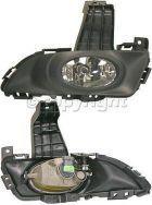 Driving fog light lamp assembly driver's left side