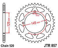 Jt 520 rear sprocket fits yamaha xt 600 xt600 1984-1995 43t