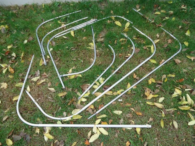 1959 queen merrie alumacraft boat cover frame tubing kit vintage for canvas top