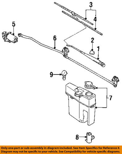 Toyota oem 8533050020 windshield washer pump