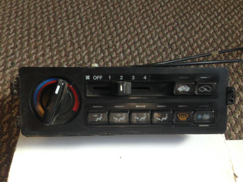 Unbroken 88 89 90 91 honda crx si climate heater ac control 