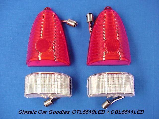 1955 chevy led tail light kit. includes back up lights!