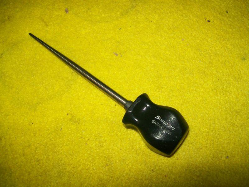 Snap-on black stubby hard handled 6" long awl 6asaa vg