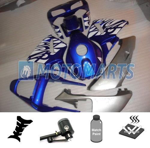 Bundle inj fairing w/ brake fluid reservoir oil pot for honda cbr600rr 03 04 ad