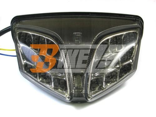 Fit gsxr600 gsxr750 08 09 k8 smoke led tail light w/ turn signal integrated