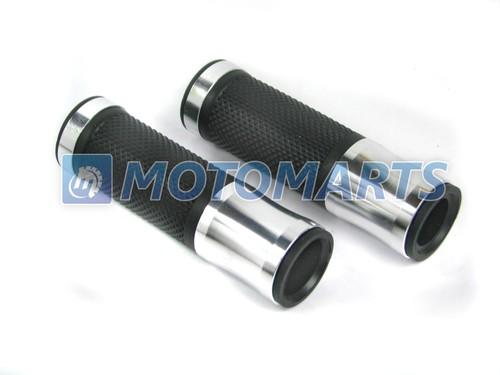 7/8" 22mm silver handlebar hand grips for cb 400 600 900 cb1000r 1300 cbf cbx