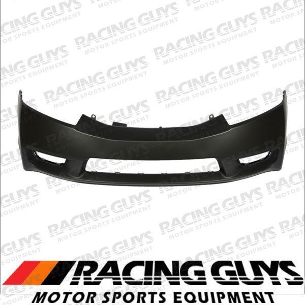 09-11 honda civic 4dr front bumper cover primered capa facial plastic ho1000266