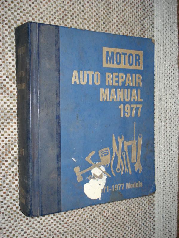 1971-1977 motors manual chevy service book ford dodge cuda vette mustang 72 75