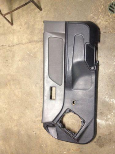 90-91 civic right hatchback black manual interior door panel trim si passenger