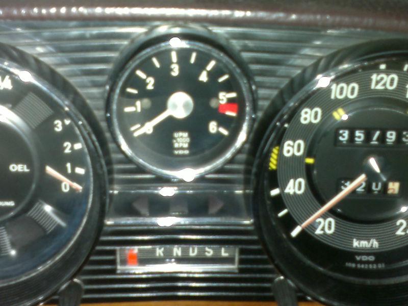 Mercedes w109 300sel 6.3 drehzahlmesser (tachometer) vdo 