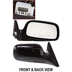 Power side view door mirror assembly passenger's right