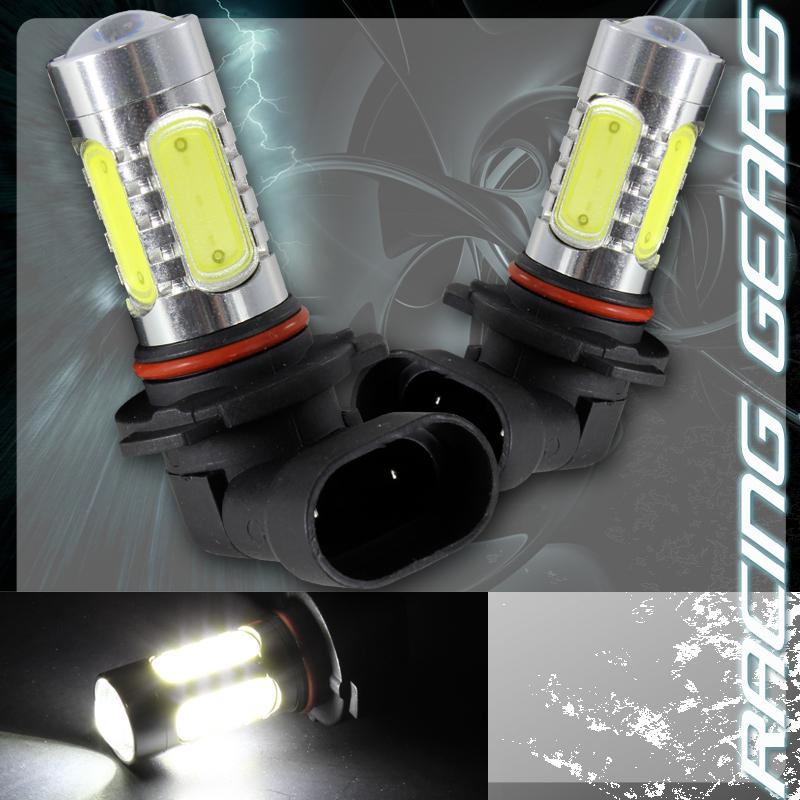 2x chevrolet ford cree 9005 hb3 white 9 led 12v 11w projector high low beam bulb