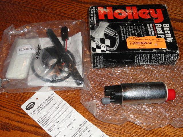 Holley 12-914 electric in-tank fuel pump fits camaro & firebird