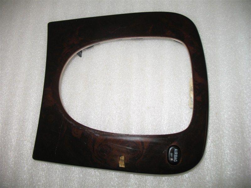 00 01 02 mercedes s430 s500 s600 s55 shift knob shifter trim woodgrain bezel