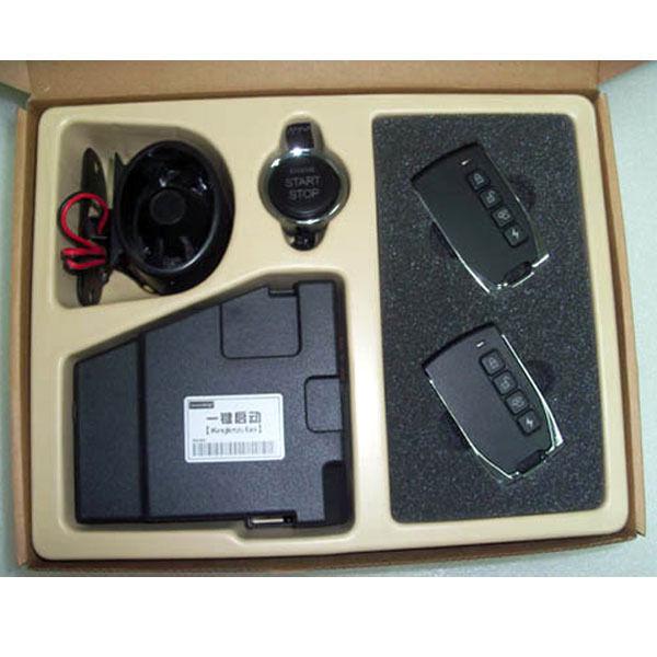 Remote start push button ignition engine start keyless go switch pke car alarm