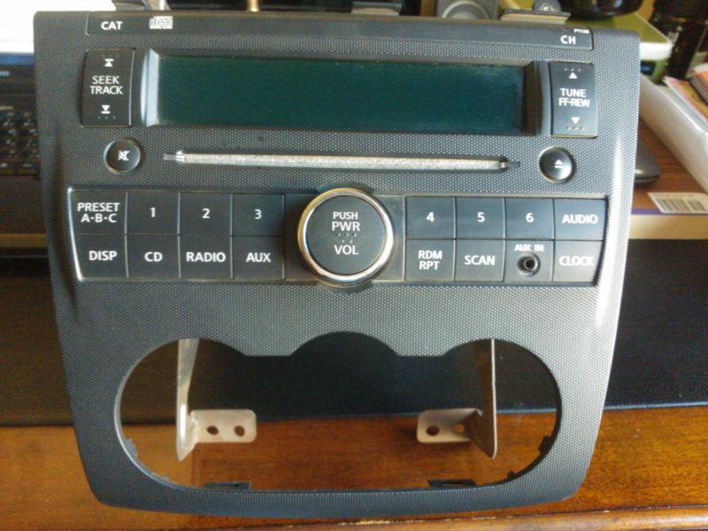 07 08 09 nissan altima radio cd player aux py13b 28185-zn40a