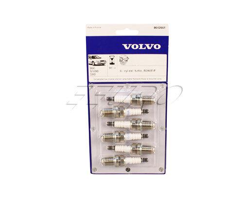 New genuine volvo spark plug kit (6 plugs) 8642661