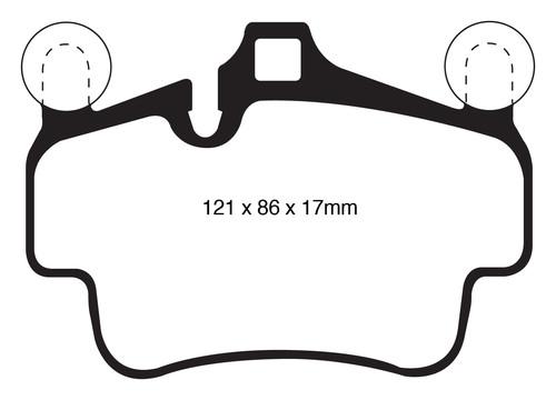 Ebc brakes dp42029r yellowstuff street and track brake pads