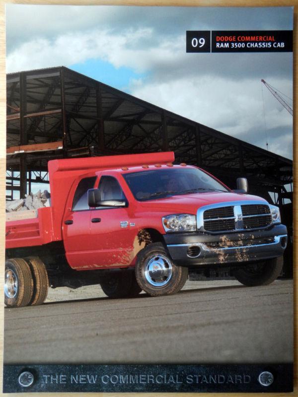 New 2009 dodge commercial ram 3500 chassis cab literature brochure