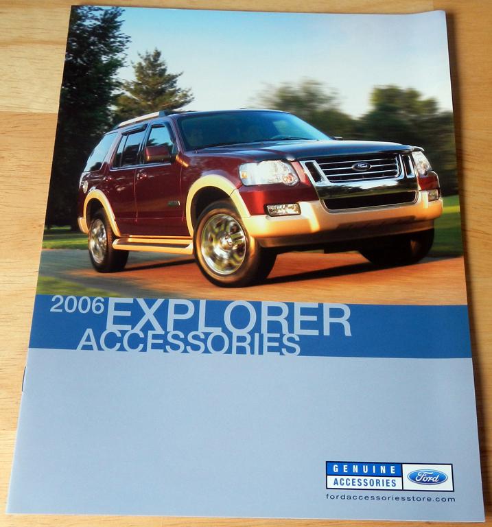 2006 ford explorer accessories catalog brochure