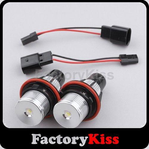 2x 3w high power white led angel eye bulbs for bmw 1/5/6/7 series x3 x5 #032