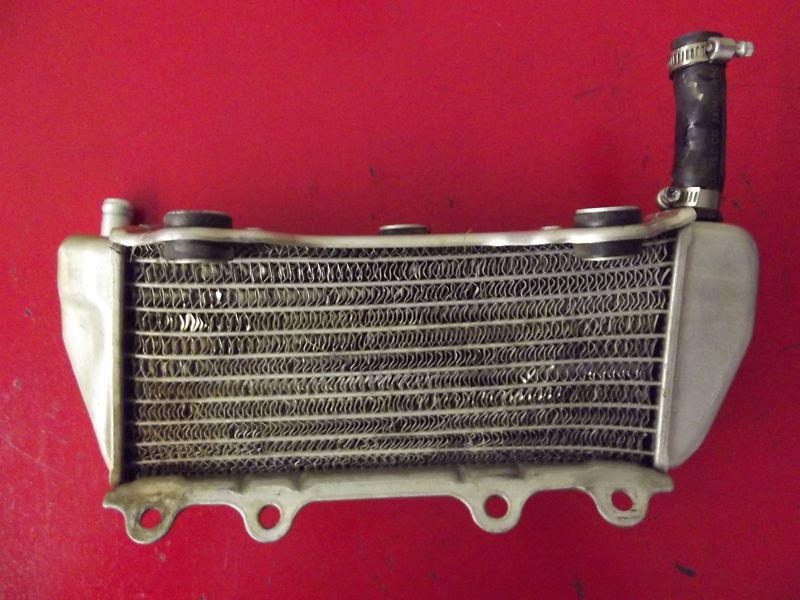 Yamaha yz250f yzf250 yz 250f left radiator cooler 2001 2002 2003 2004 2005