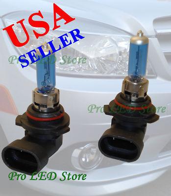 Two pcs halogen replacement h8 5000k 35w 12v hyper white headlight bulbs