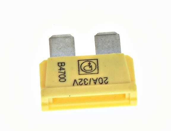 Altrom imports atm n171317 - fuse - automotive, blade fuse; 20; yellow