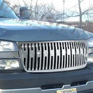 2006 2007 2008 chevy silverado hd 2500/3500 1pc vertical style grille grill new