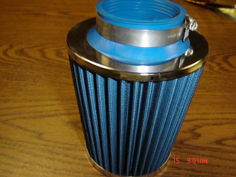 Univeral round tapered washable air filter