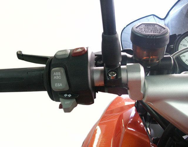 Helibars® tracstar™ handlebar risers for bmw k1300r