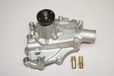 Prw ford 302 1970-78   351w 1970-87 aluminum water pump - as-cast  left inlet