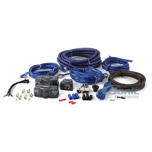 The installbay ak01 0 gauge complete dual amplifier/amp installation kit