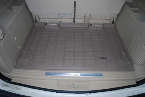 Cargo mat in tan for 2007 - 2014 cadillac escalade esv