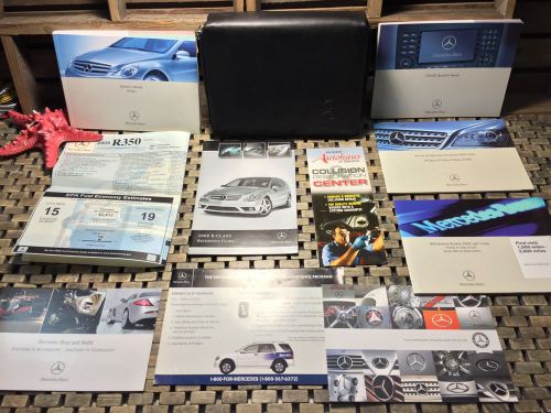 2008 mercedes r r320 cdi r350 r550 owners manual + navigation book mint (buy oem