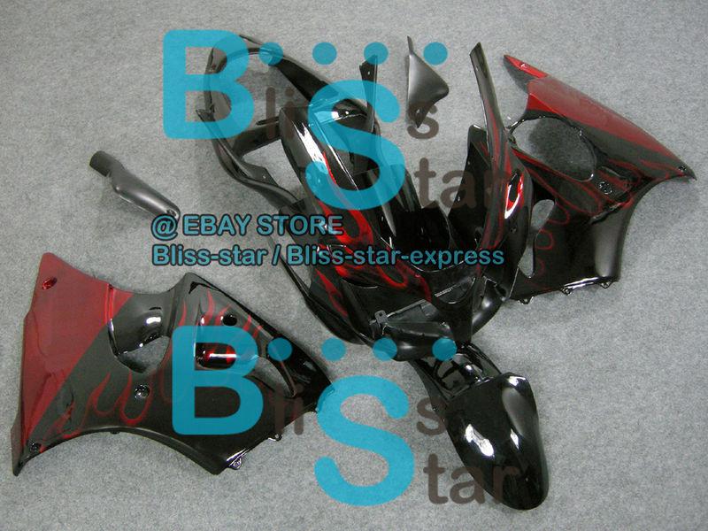 E34 custom fairing kit set fit for kawasaki ninja zx6r zx-6r 2000-2002 2001 w7