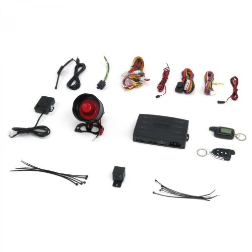 2 way lcd alarm with remote start