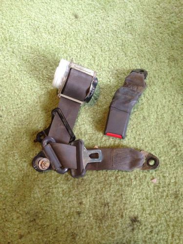 95-99 eclipse talon lh rear seat belt retractor shoulder strap both parts