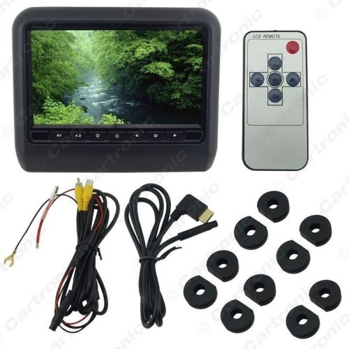 9 inch (16:9 )car headrest monitors digital lcd av hd monitor 3-color