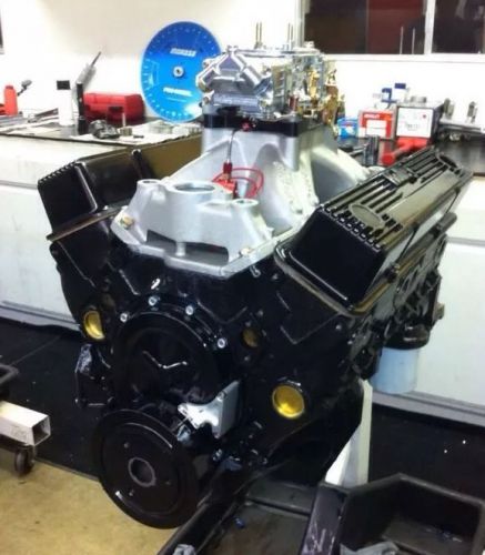 Chevy engine/383 stroker motor 498 hp on dyno. street/ strip chevy engine  sbc