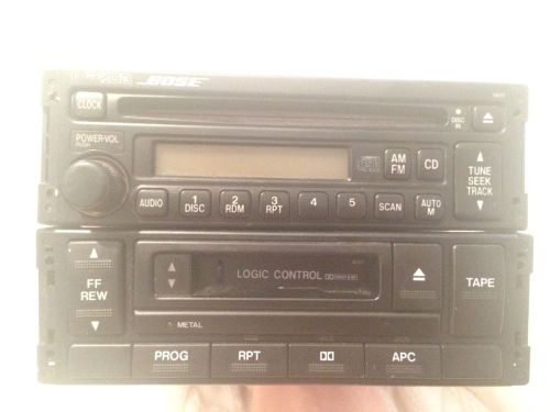 99-00 oem bose radio and cassette player, pair