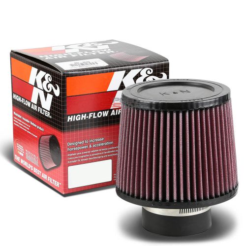 K&amp;n kn universal round tapered cotton gauze 3&#034; air filter 5&#034; height ru-3570