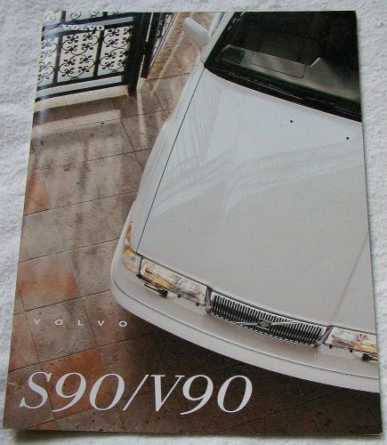 Vtg 1997 volvo s90/v90 sedan, wagon sales catalog 24 pgs, beautiful cond, photos