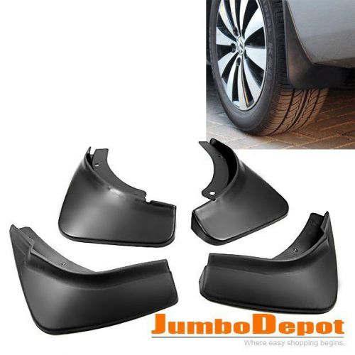 Black rubber car mud flaps splash guards fit for vw passat b6 3c sedan 2006-2010