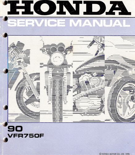 1990 honda vfr750f interceptor motorcycle service manual -vfr 750 f-vfr750-honda